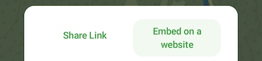 웹사이트에 삽입을 선택하세요